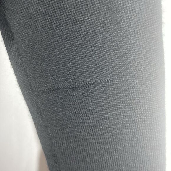 NANETTE LEPORE black white floral embroidery merino wool long sleeve dress XS - Picture 15 of 15